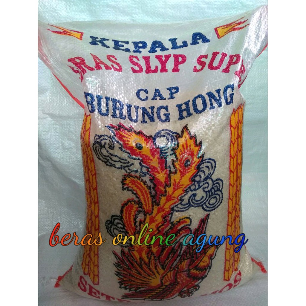 

Beras super SLYP Burung Hong 10Kg Berkualitas