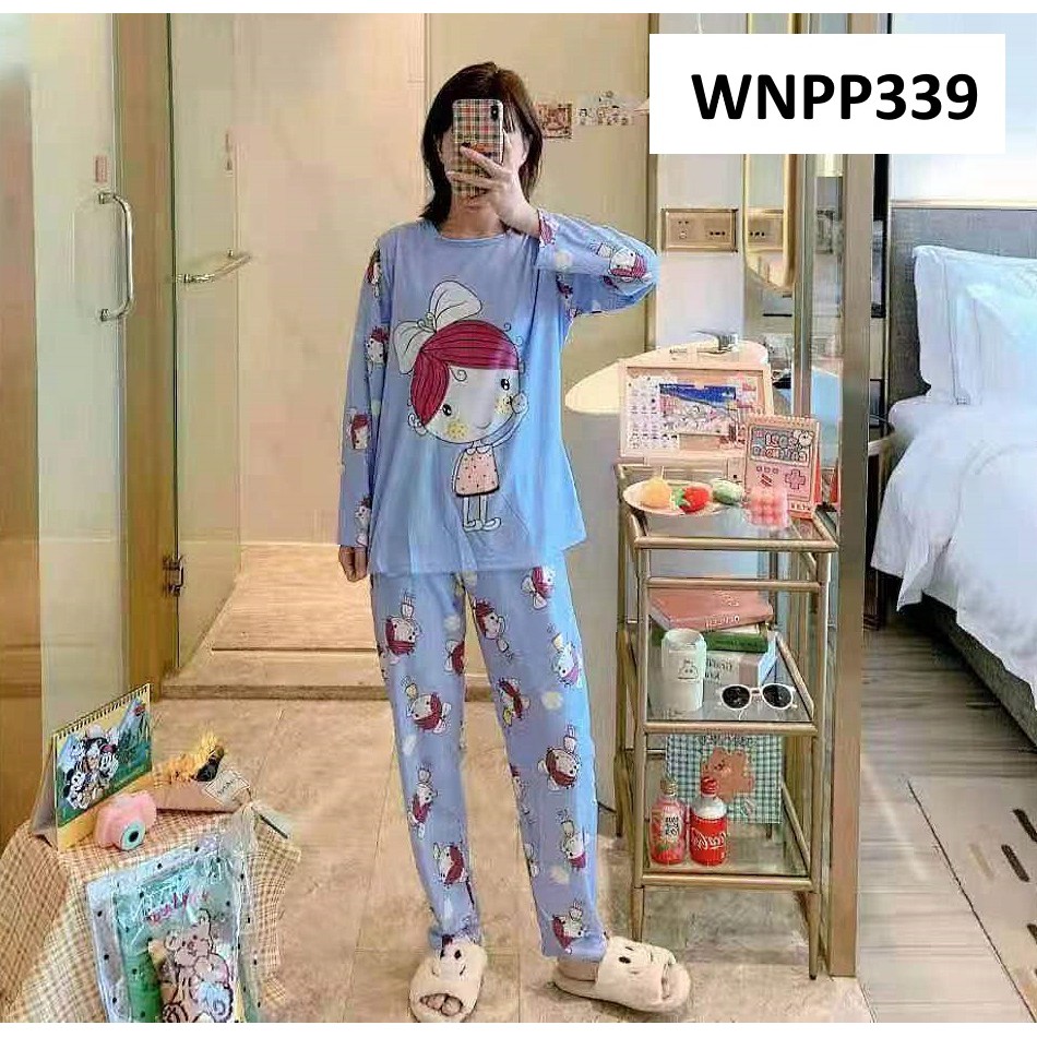 Piyama Wanita Baju Tidur Wanita Motif Little Girl