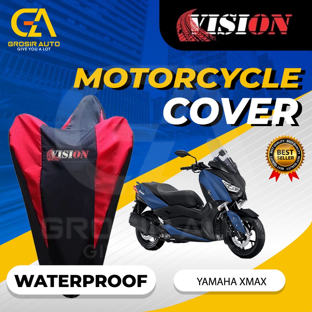 Sarung Motor XMAX Anti air Vision / Cover Selimut Penutup Sarung Mantel Motor Vision