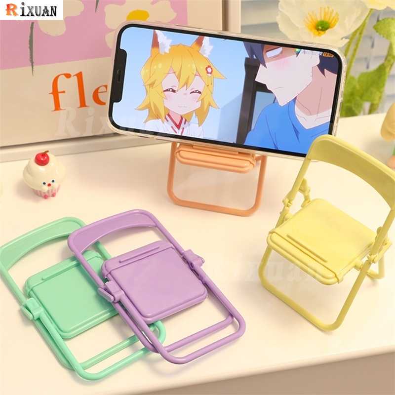 Stand Holder Smartphone Bentuk Kursi Lipat Portable