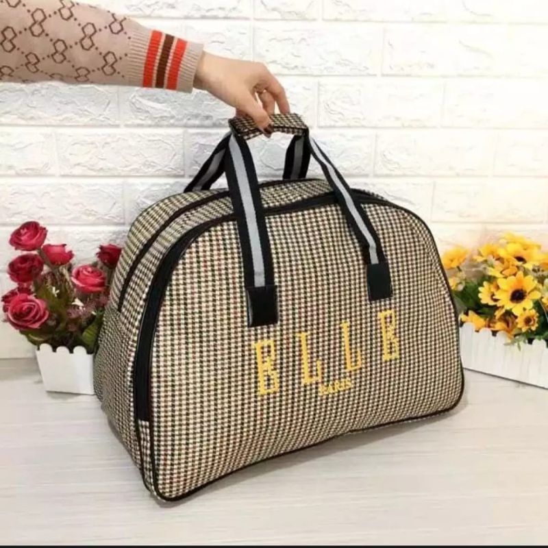 Tas Travel Bag Elle Variasi Batik Tas Pakaian Tas Jinjing Wanita Tas Tote Bag Wanita Tas Travel