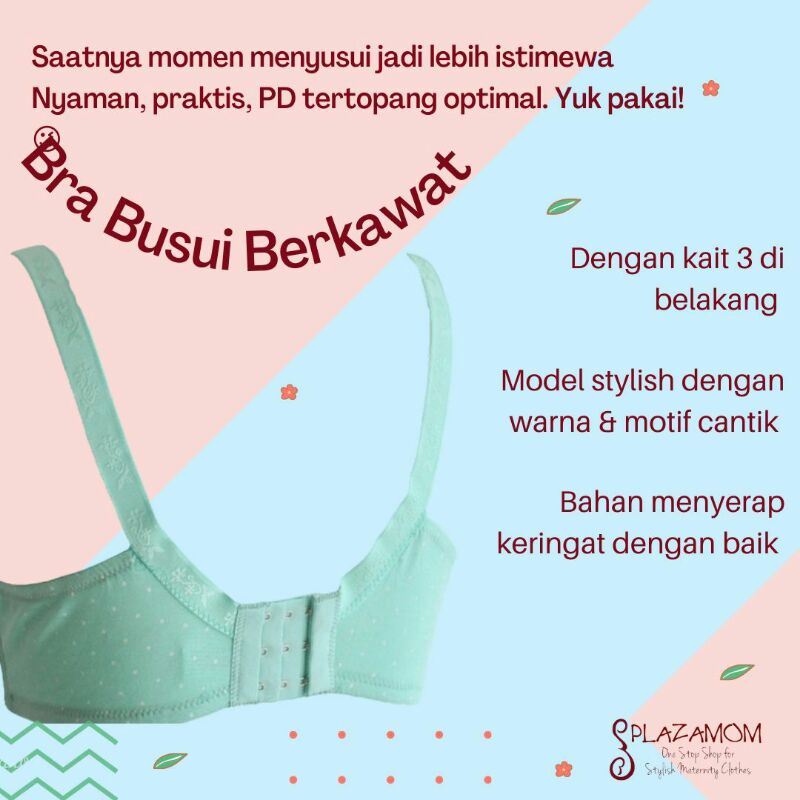 BRA MENYUSUI KAWAT KUALITAS PREMIUM PBH288M - kawat aman buat busui!