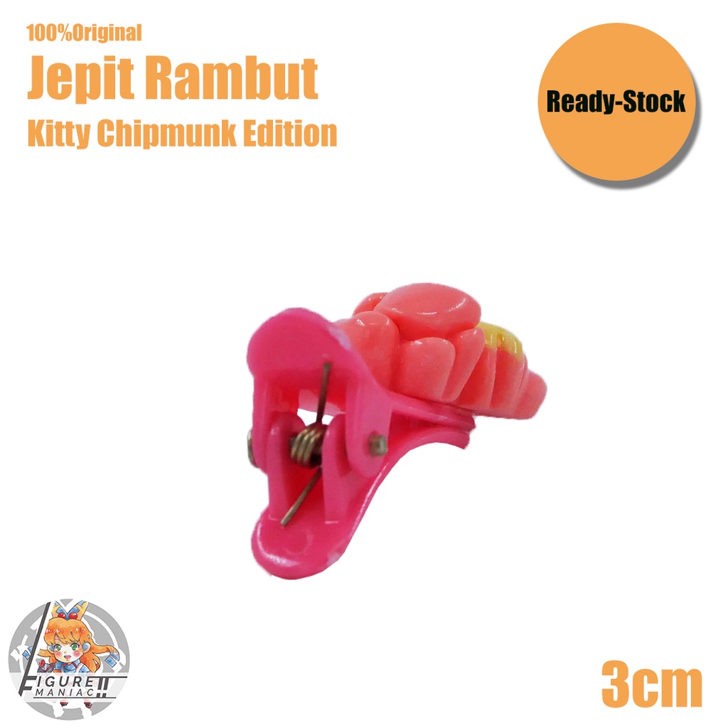 Jepit Rambut - Kitty Chipmunk Edition 3 Cm