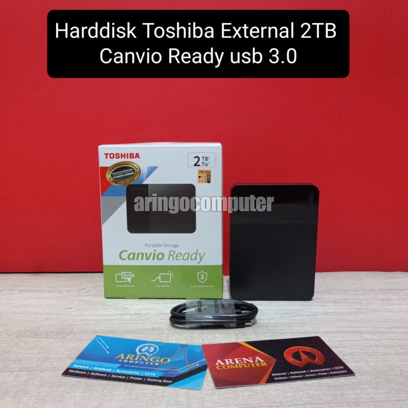 Harddisk Toshiba External 2TB Canvio Ready usb 3.0