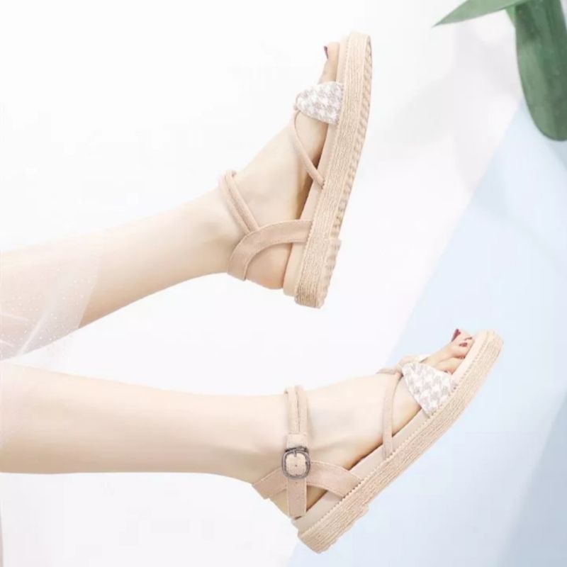 Sandal Wanita Terbaru 2021 Fashion Korea Terlaris / Sendal Wanita / Sandal Cewek Kekinian / Sandal Tali Wanita / Bisa Cod