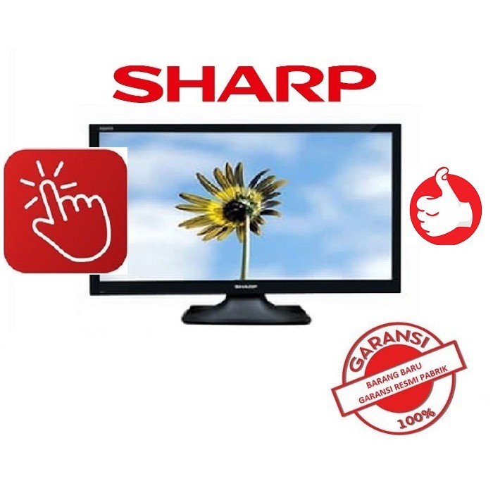 SHARP LED TV 24 Inch HD - LC-24LE170i - RESMI SHARP