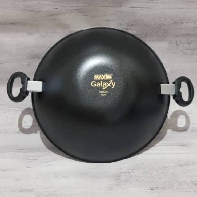 Maxim Galaxy Wok Wajan Penggorengan 30 Cm - Navy