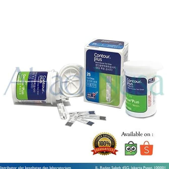 ASCENSIA Contour Plus Blood Glucose Test Strips, 2x25's