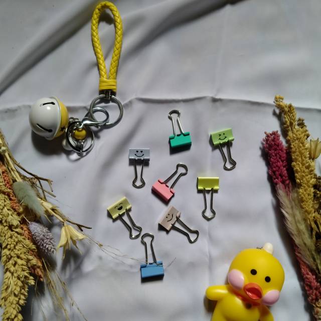 

[ SISA GUDANG ] Binder Klip / Paper Clip / Klip Kertas Pastel & Smile Ukuran 19mm Ecer / Satuan