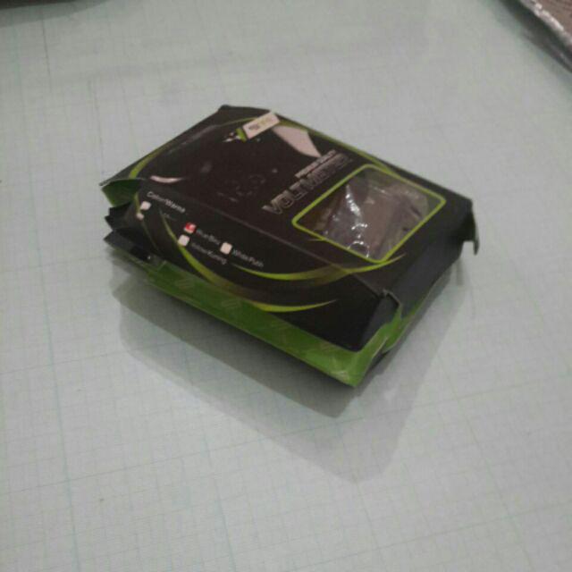 Voltmeter Digital Slim Outdoor Luminos Biru