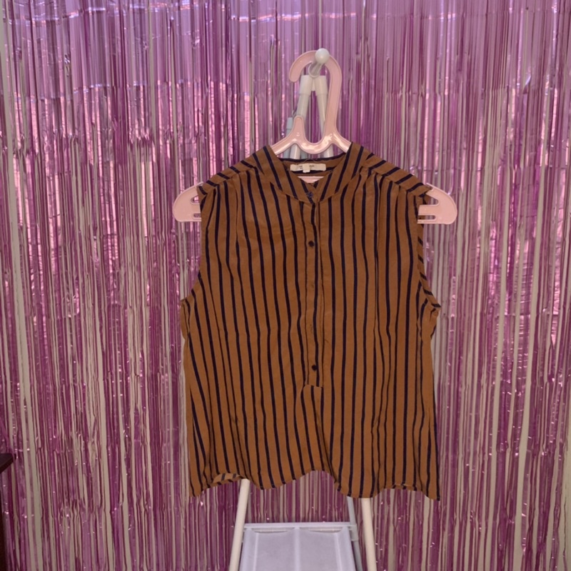 Colorbox Sleeveless Stripe Preloved/Vest