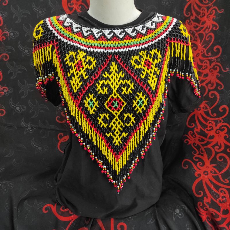 kalung manik teratai dayak kalimantan ukuran dewasa