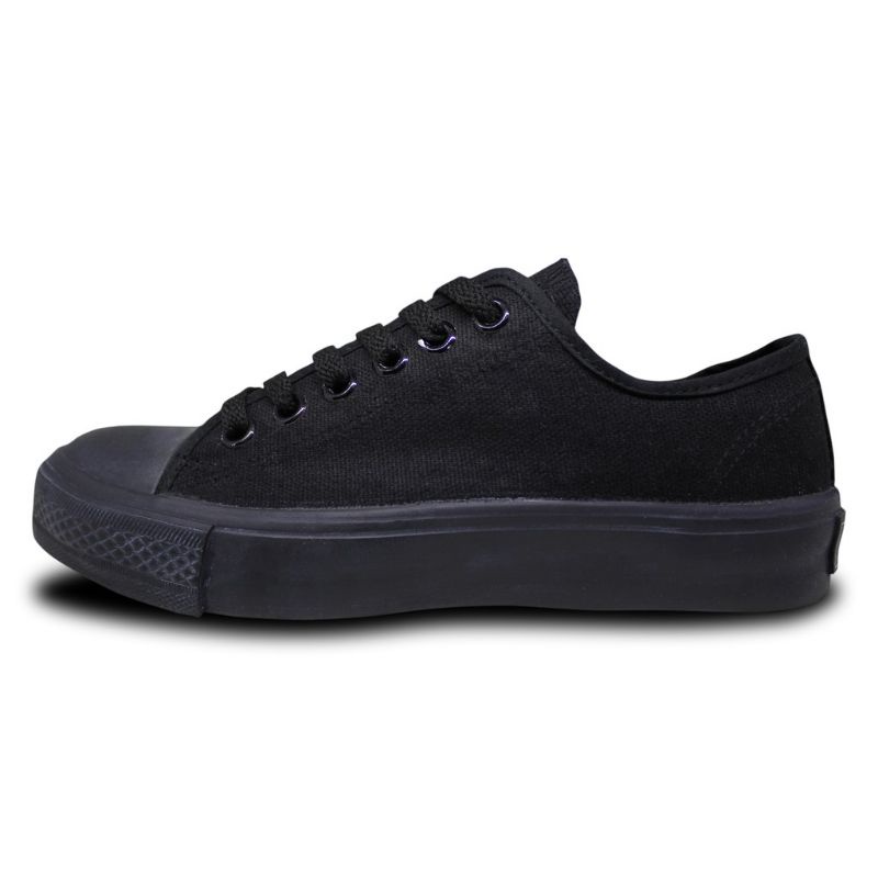 Sepatu Johnson Basic LowCut (LC) Black mono