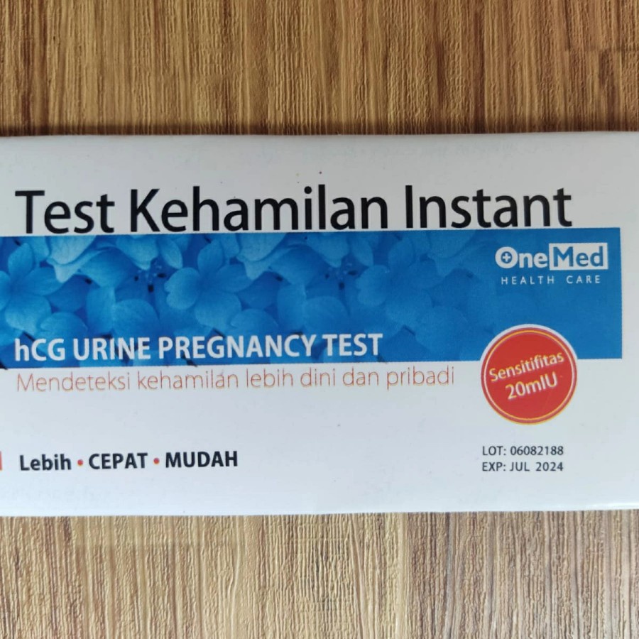 Alat tes kehamilan testpack onemed strip (ecer)