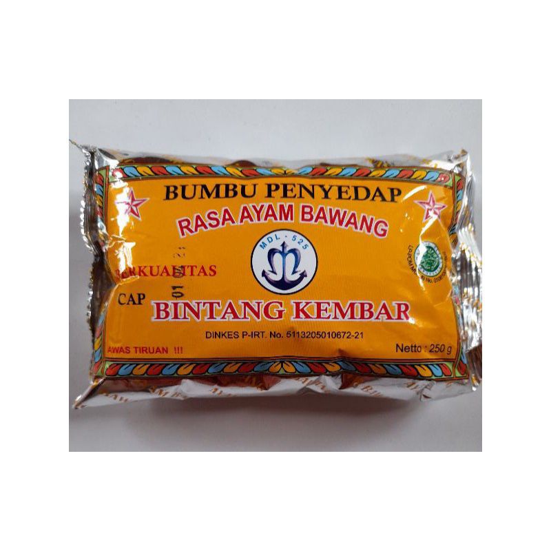 Bintang Kembar 250 gram Bumbu Atom Bulan Bubuk Rasa Ayam Bawang