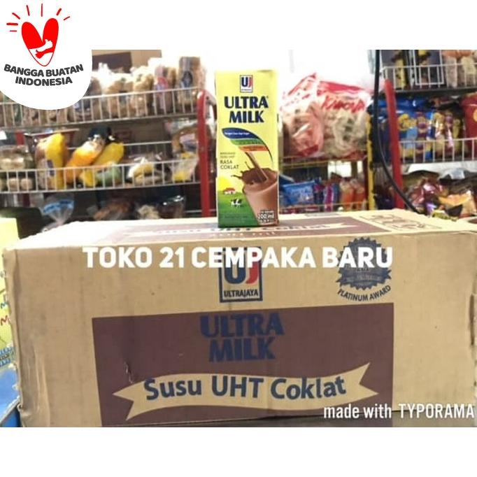 

BAYAR COD Susu UHT Ultra Milk COKLAT 200ml 1 KARTON | COKELAT CHOCOLATE 200 ml