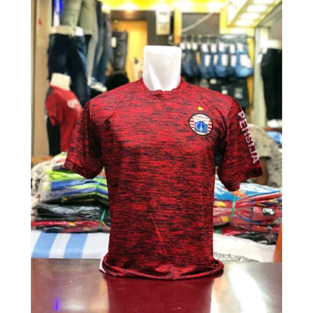 Jual jersey training Persija kaos persija latihan merah Murah