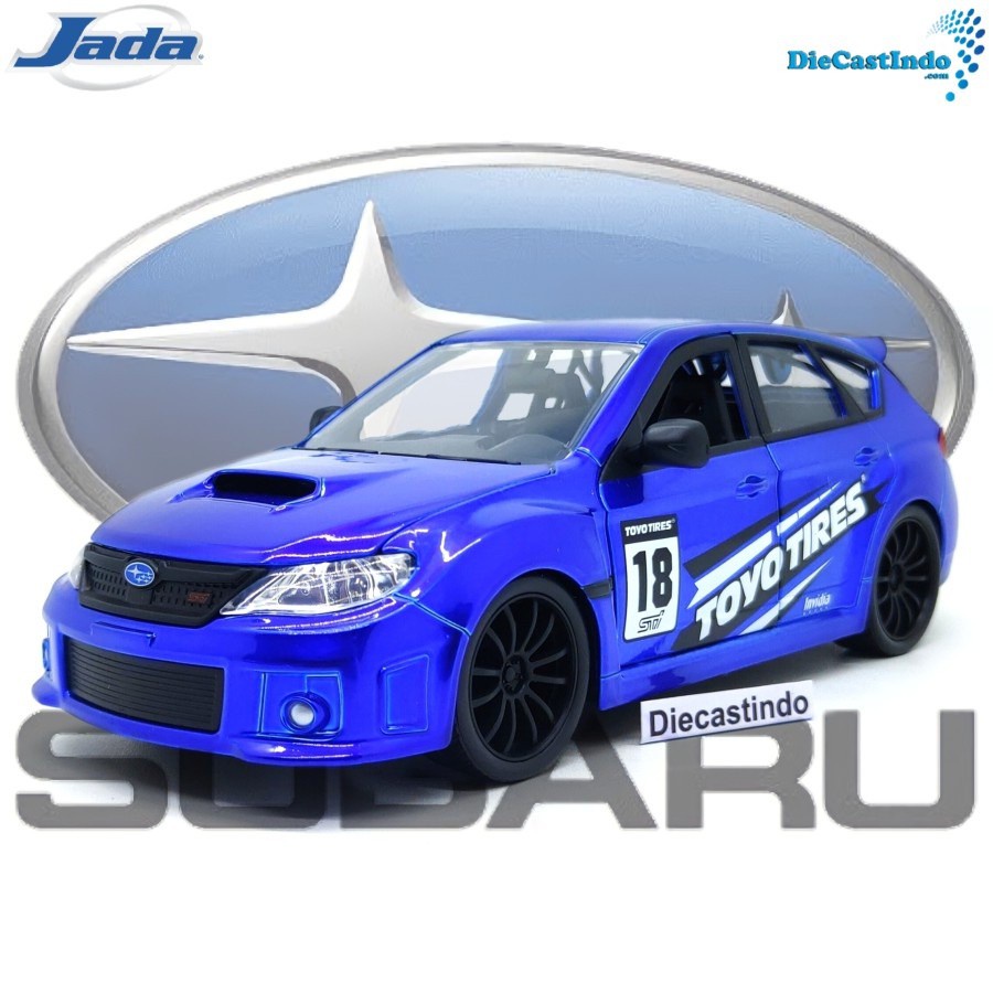 Jada JDM 2012 Subaru Impreza WRX Sti - Biru Skala 1:24