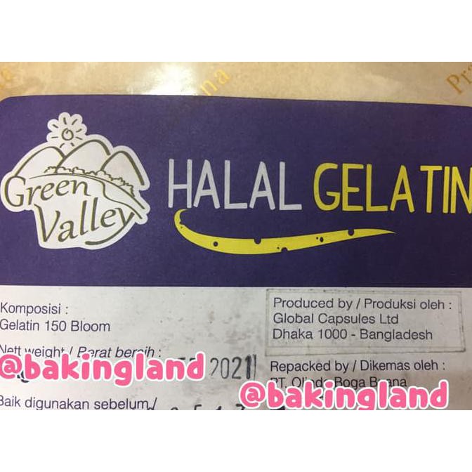 

GRATIS ! Gelatin Bubuk sertifikat HALAL MUI terlampir