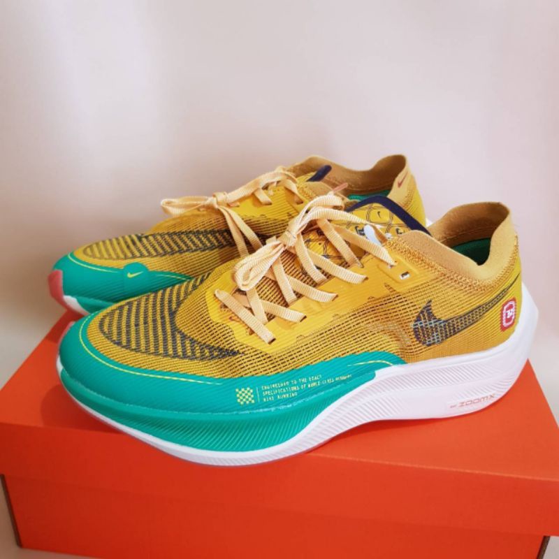 Nike Zoom X vaporfly Sneakers Nike ZoomNext % 2 Dark Sulfur Stadium Green Premium Original Premium H