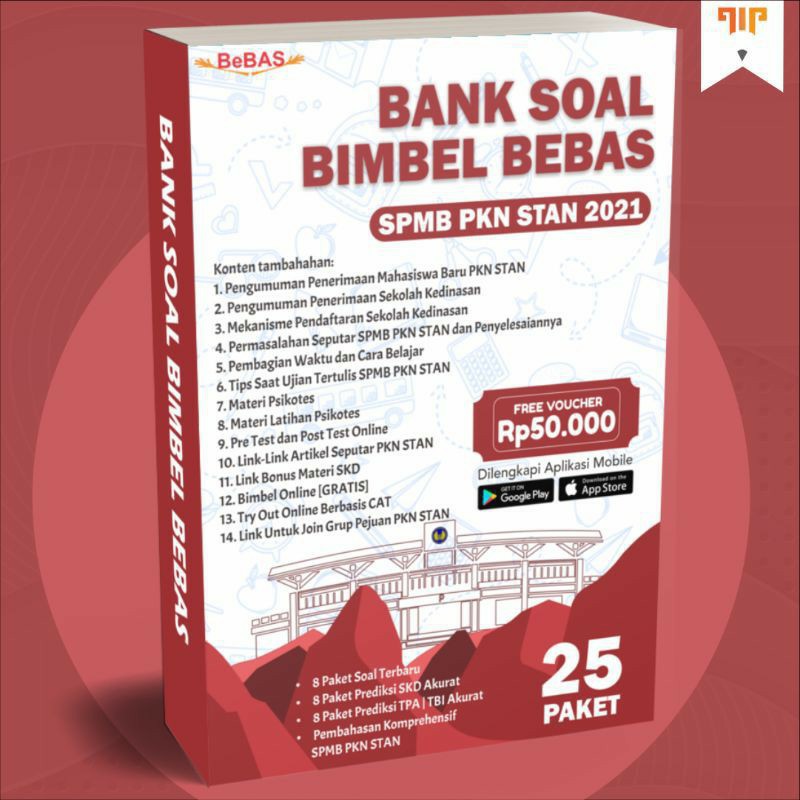 Buku Bank Soal SPMB PKN STAN Terbaru Terlengkap 2021 Bimbel Bebas Baru Banyak Bonus