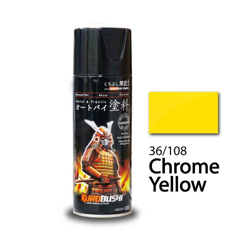 SAMURAI PAINT CHROME YELLOW 108 / CAT SEMPROT / PILOX / PYLOX