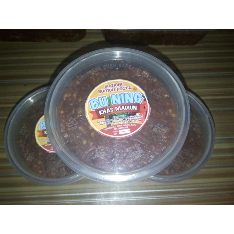 

Sambal Bumbu Pecel Bu Ning Khas Madiun 250 grm