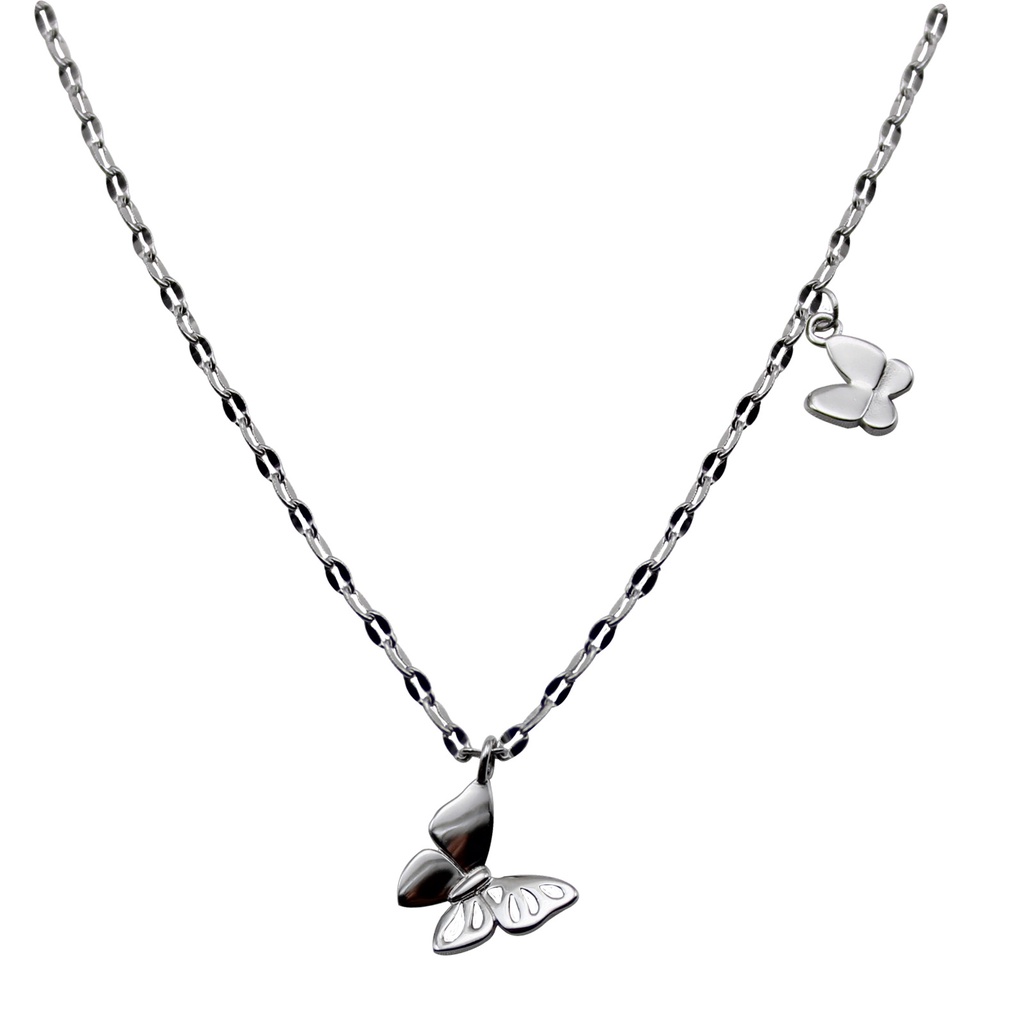 Kalung KL119 Perak / Silver S925 Premium Fashion Wanita Kalung unik Lucu Keren / Deluna/BB