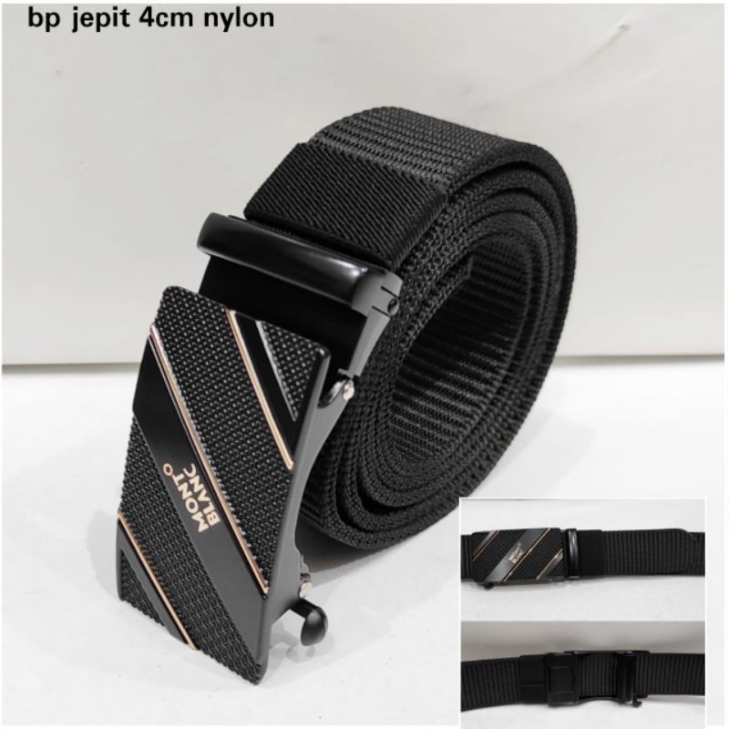 Ikat Pinggang MB Jepit Nylon Belt MB Gesper Impor