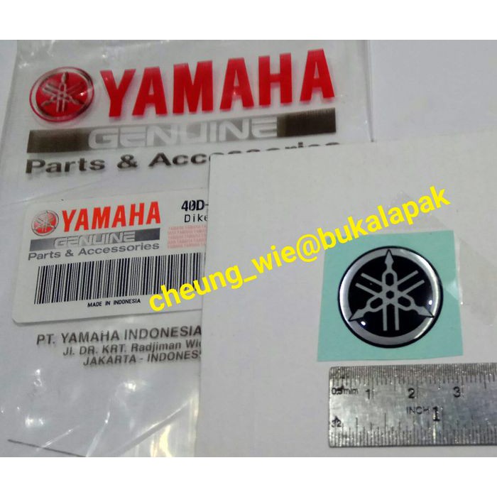 Emblem tameng dada depan yamaha aerox 155 vva ori YGP 1bh