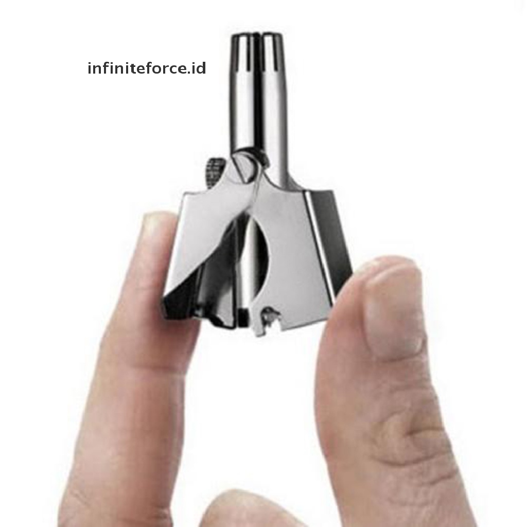 Infiniteforce.id T30 Alat Cukur Bulu Hidung / Telinga Manual Bahan Stainless Steel