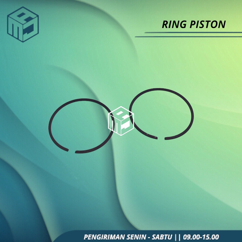 Ring Piston Ring Seher Mesin Gergaji Potong Kayu Senso Besar Chainsaw 070
