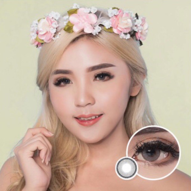 Softlens vassens jelly gray &amp; brown original korea