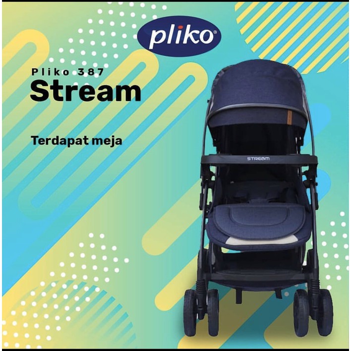 Ready Makassar! Stroller / Kereta Dorong Pliko Stream 387