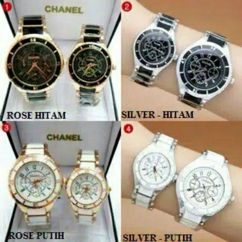 (Cod)Jam Tangan Couple Chn Rantai Fashion(Dikirim Jakarta)