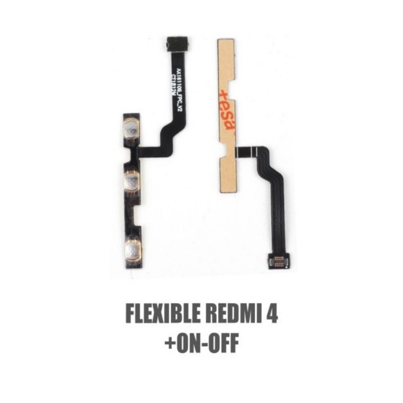 flexible on of volume xiaomi redmi 4 original
