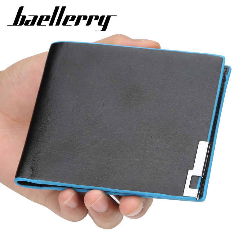 DOMPET PRIA LIPAT KULIT IMPORT BAELLERRY ORIGINAL HITAM QUAYO WA292B5 KECIL BATAM PENDEK KARTU KEREN-7