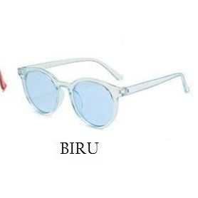 ⭐TasUnik88⭐ R178 Kacamata Wanita Pria Wanita Fashion Sunglasses Eyewear Frame Model Korea-BIRU