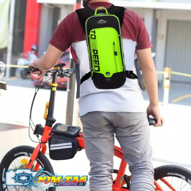 TAS RANSEL KECIL PRIA TOP SPEED TAS RANSEL SEPEDA  LIPAT MTB ROADBIKE HIDROPACK/TAS RANSEL CROSS TRAIL GUNUNG ADVENTURE MTB TAS RANSEL MINI OLAHRAGA SPORT PRIA DAYPACK RUNNING HIKING