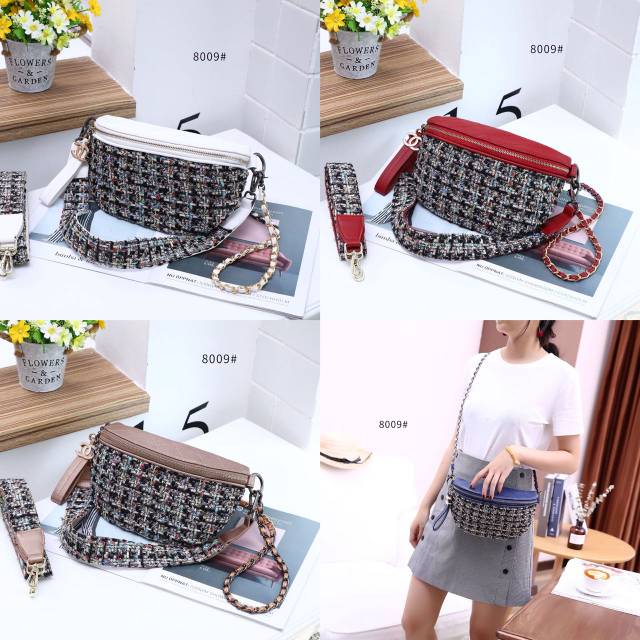 Chanel tweed multifunction