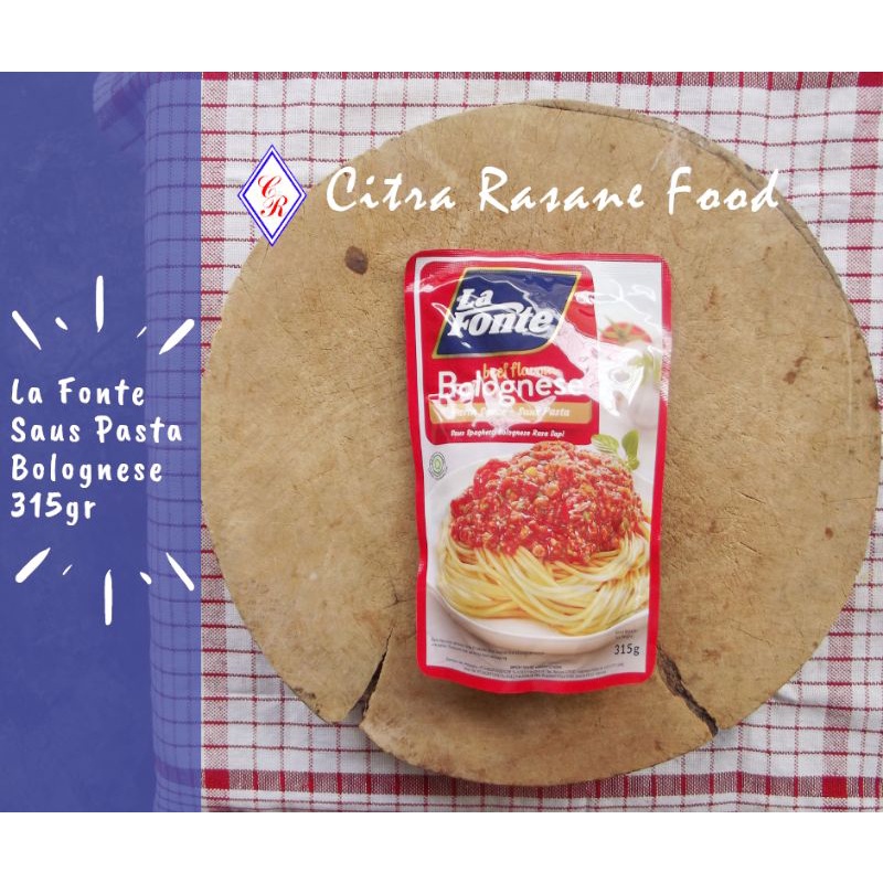 

La Fonte Saus Pasta Bolognese 315gr Saos Spageti Instant