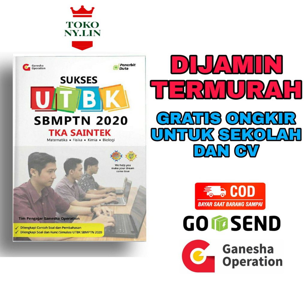 Buku SAINTEK UTBK SMBPTN 2020 ada jawaban dan pembahasan | Shopee Indonesia