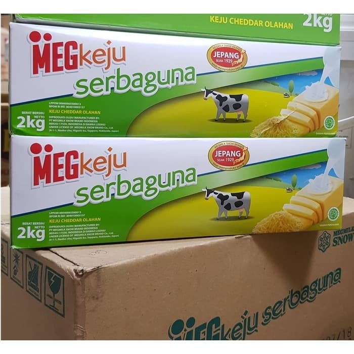 

Keju- Keju Cheddar Meg Serbaguna 2 Kg | Meg Keju 2 Kg -Keju.