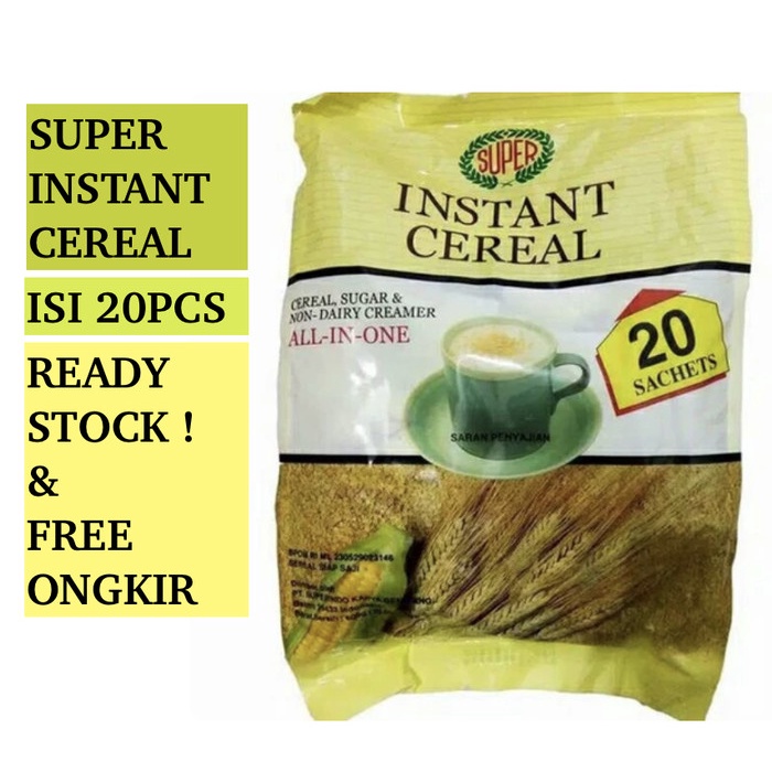 

Ready stok Super Instant Cereal 20x30g / Cereal Instan, Ready Stock