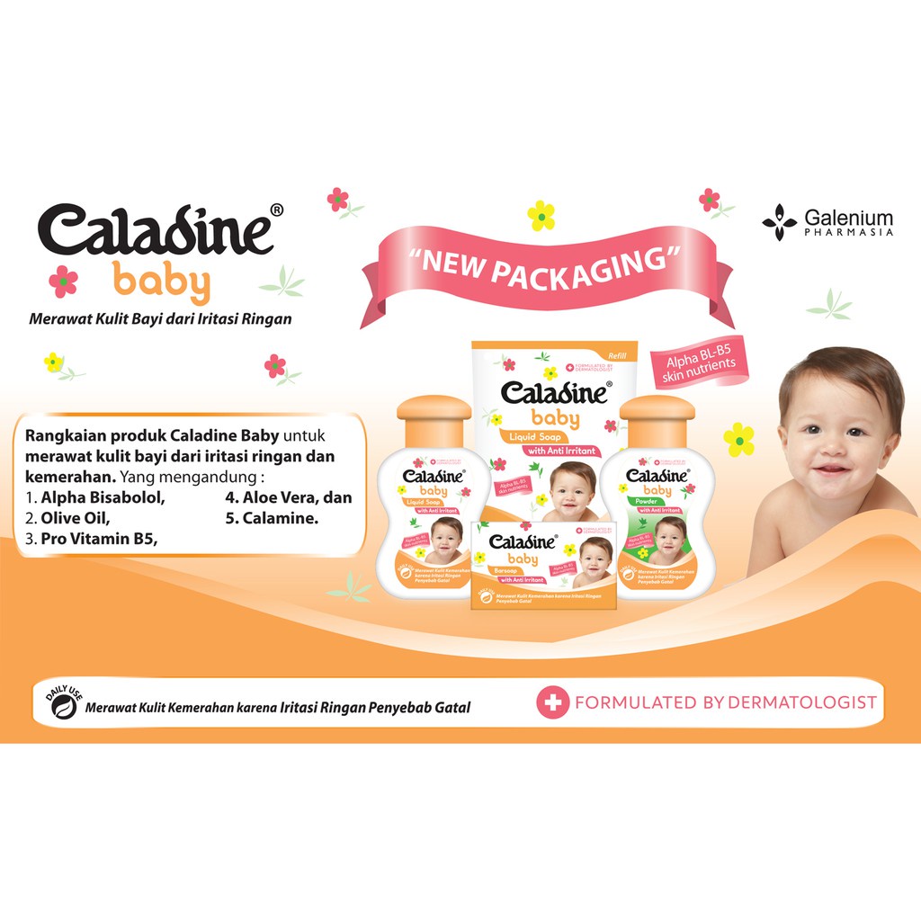 Caladine Baby Barsoap With Anti Irritant - Sabun Batang 85g