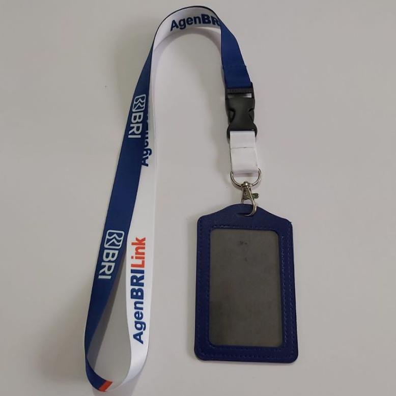 

8.8 Year Sale Tali Id Card Agen BRILink Bisa Satuan | Bonus 1 Card Holder Kulit Warna Biru !