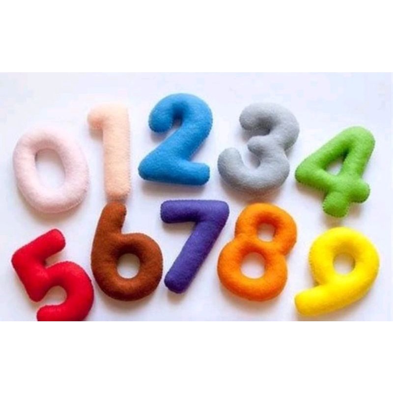 huruf flanel, angka flanel