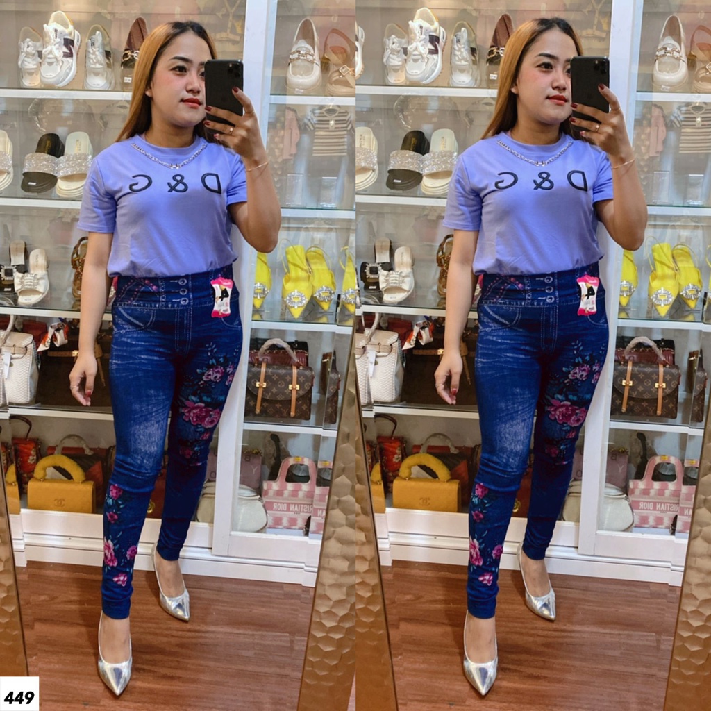 XX - LEGING JEANS BUNGA 449