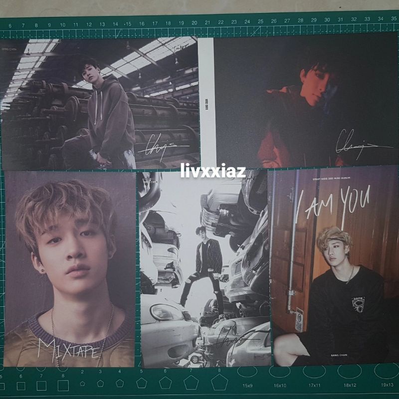OFFICIAL POSTCARD STRAY KIDS MIXTAPE I AM NOT I AM WHO I AM YOU BANG CHAN LEE KNOW CHANGBIN HAN FELI