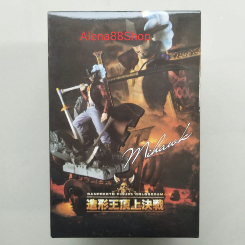 One piece mihawk Banpresto Colosseum Scultures new misb